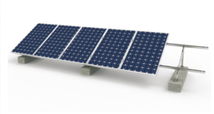 Galvanized Steel Ground Triangle Mounting System